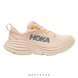 Hoka Pink Athletic Shoes with Maximalist Cushioning (bondi 8)